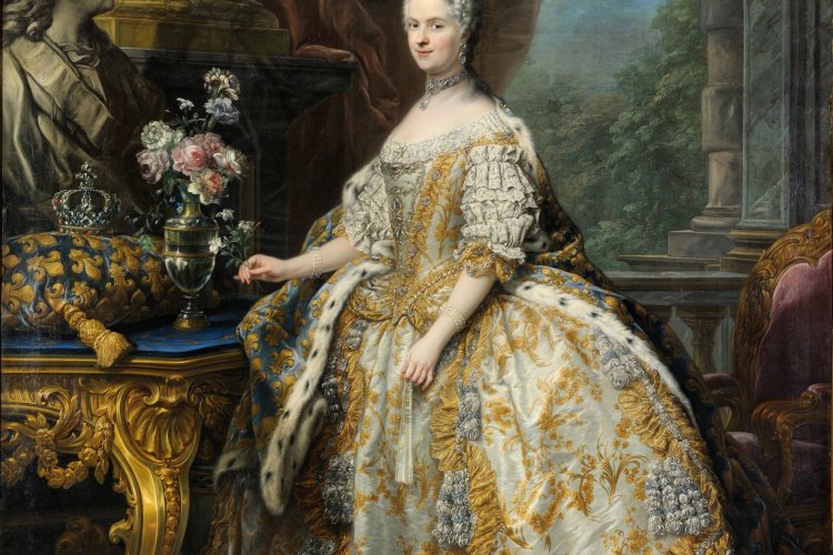 Charles Andre van Loo - Marie Leszczinska, Queen of France (1747)